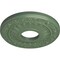 Ekena Millwork Nadia Ceiling Medallion (Fits Canopies up to 4 7/8"), 12 1/8"OD x 3 5/8"ID x 7/8"P, Athenian Green CM12NAAGF - alternate 6